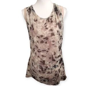 SIMPLY VERA VERA WANG BLUSH & CREAM TOP SZ.M EUC